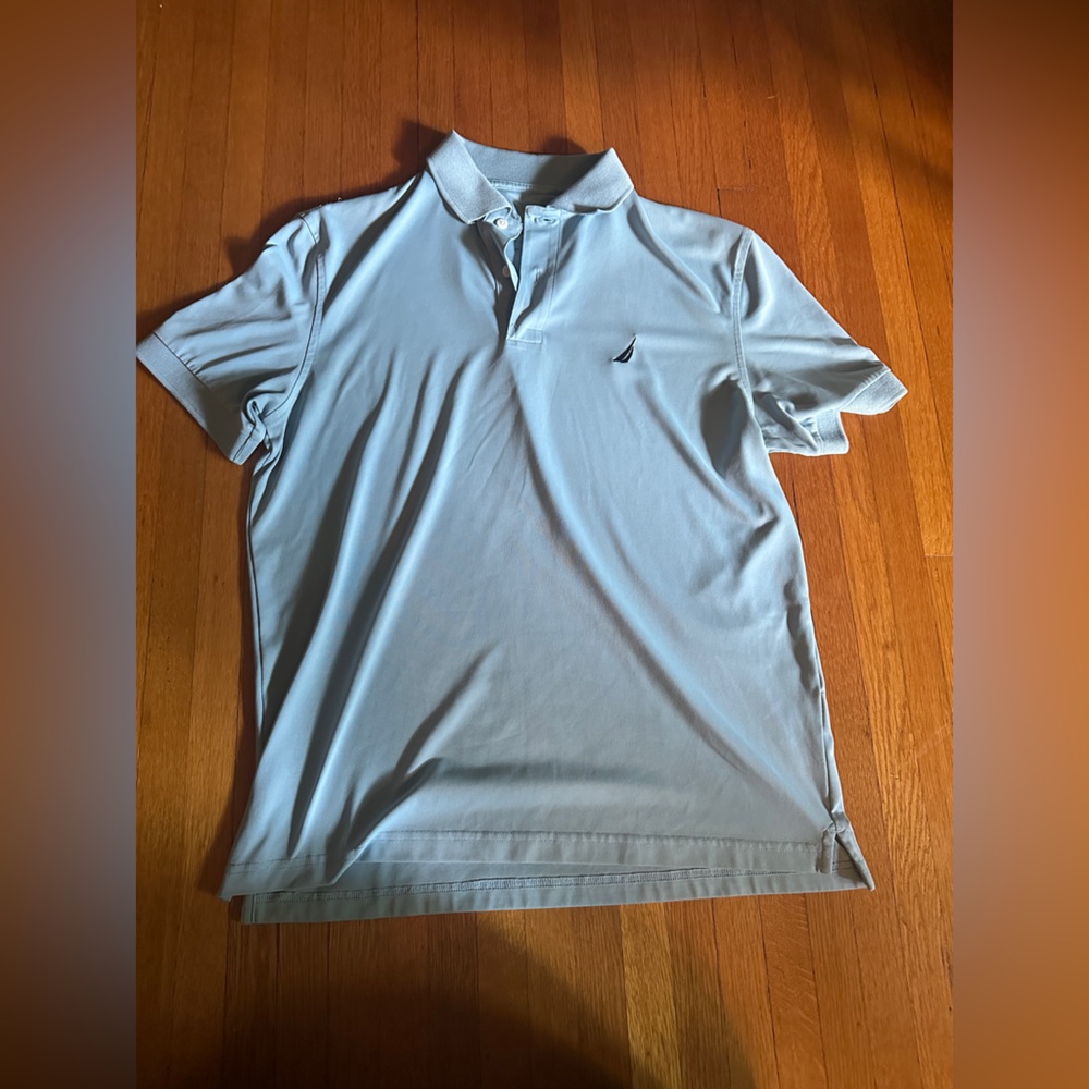 Nautica Baby Blue Golf Polo, Size S